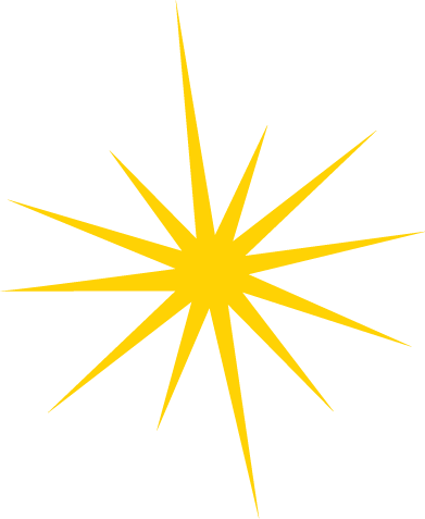 yellow starburst
